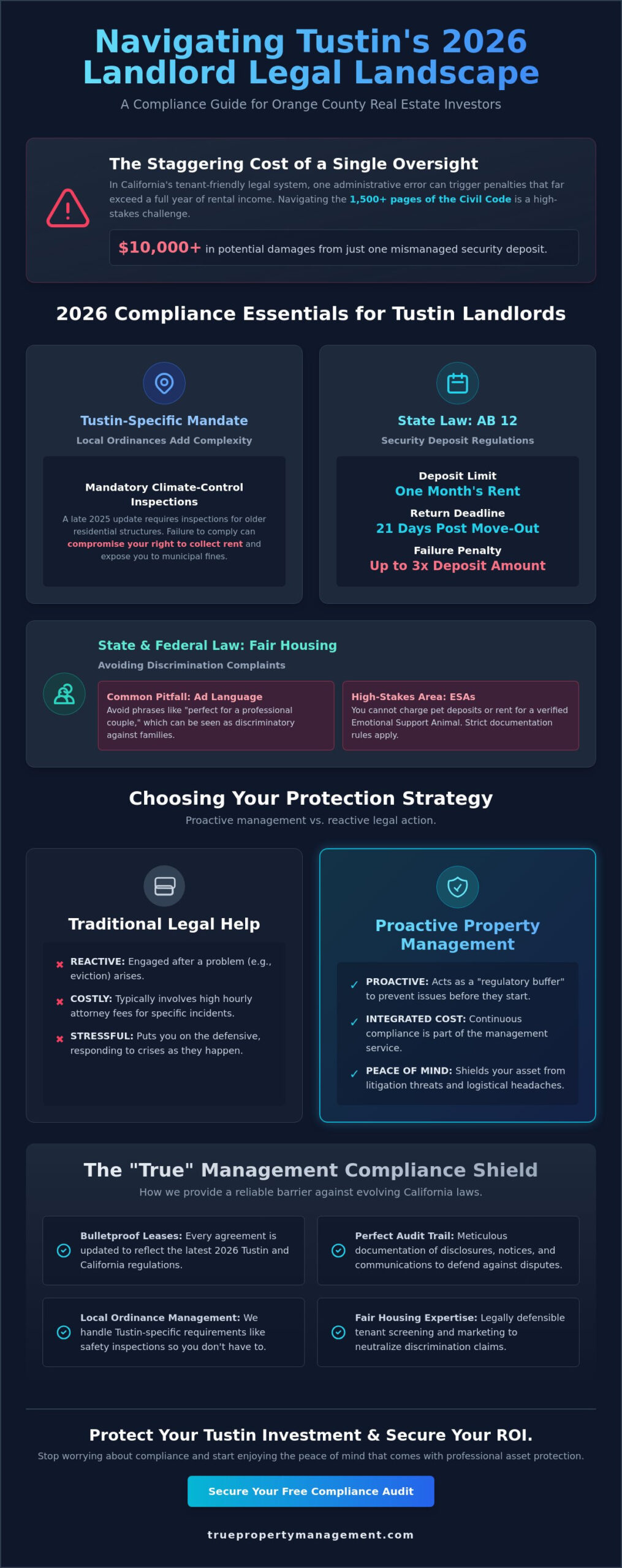 Tustin Landlord Legal Help: A 2026 Guide to Compliance and Protection